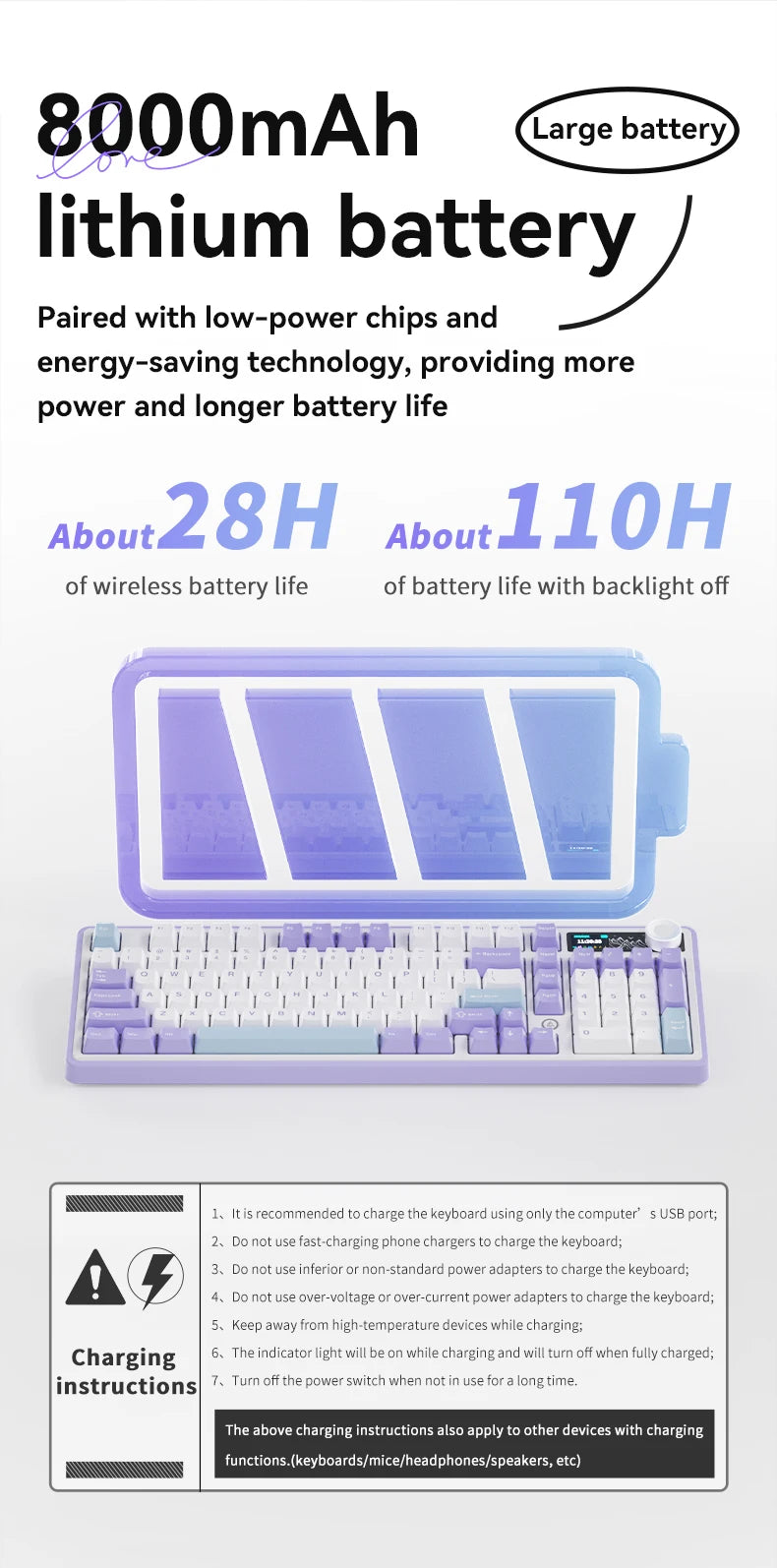 Ajazz AK980 Gaming Mechanical Keyboard with Color Screen