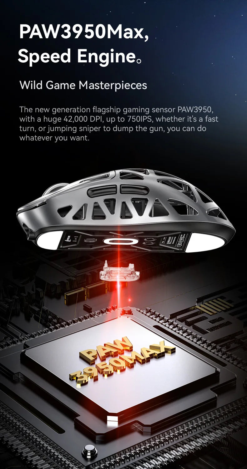Attack Shark R2 Magnesium Alloy Wireless Mouse