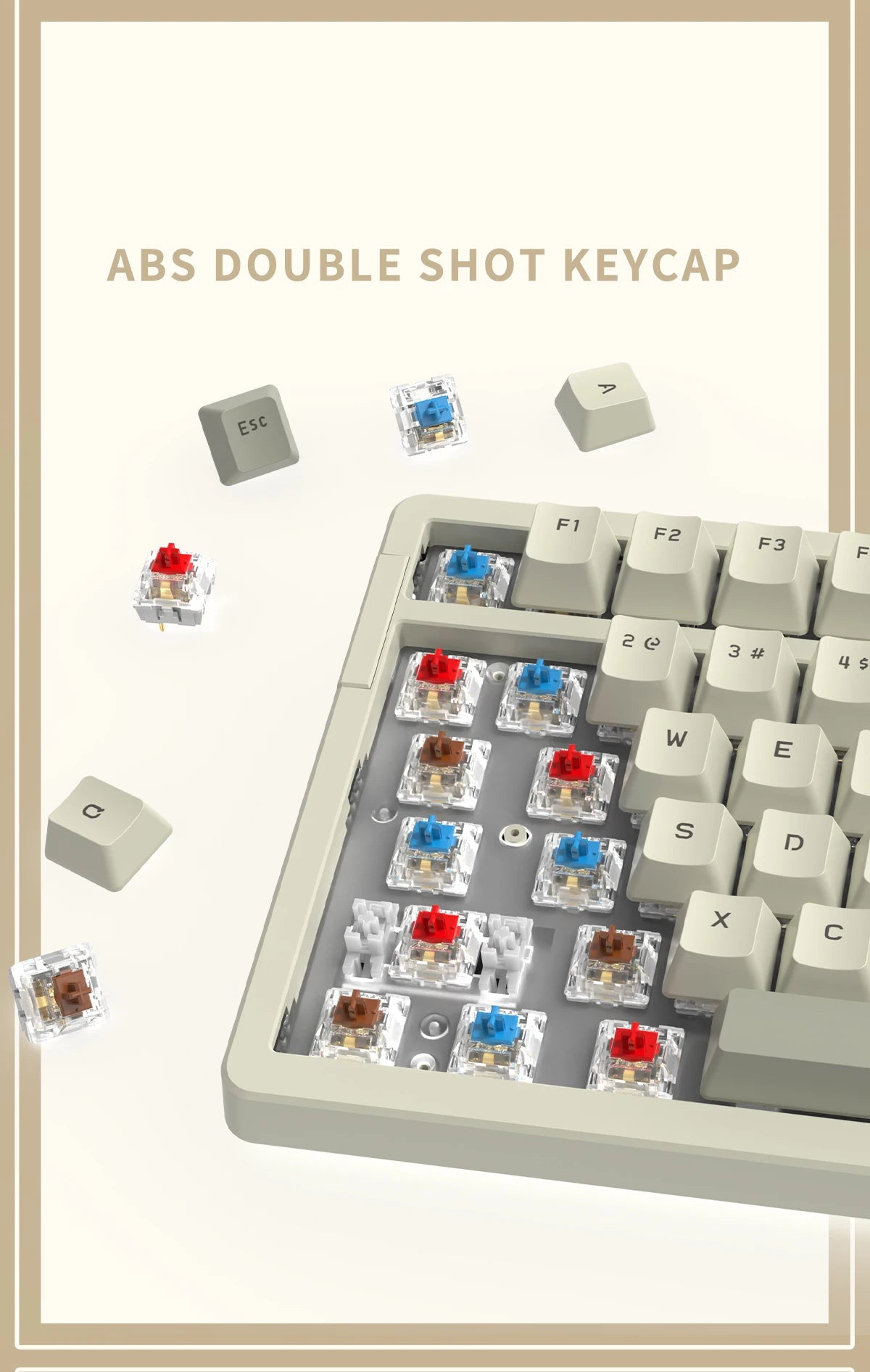 Ajazz AK992 Wired Mechanical Keyboard