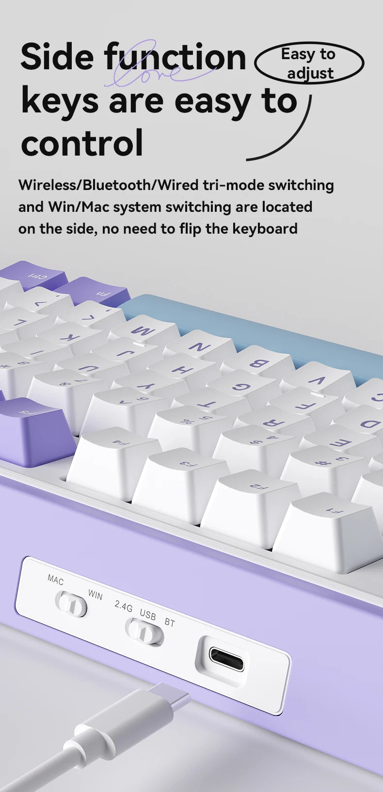 Ajazz AK980 Gaming Mechanical Keyboard with Color Screen