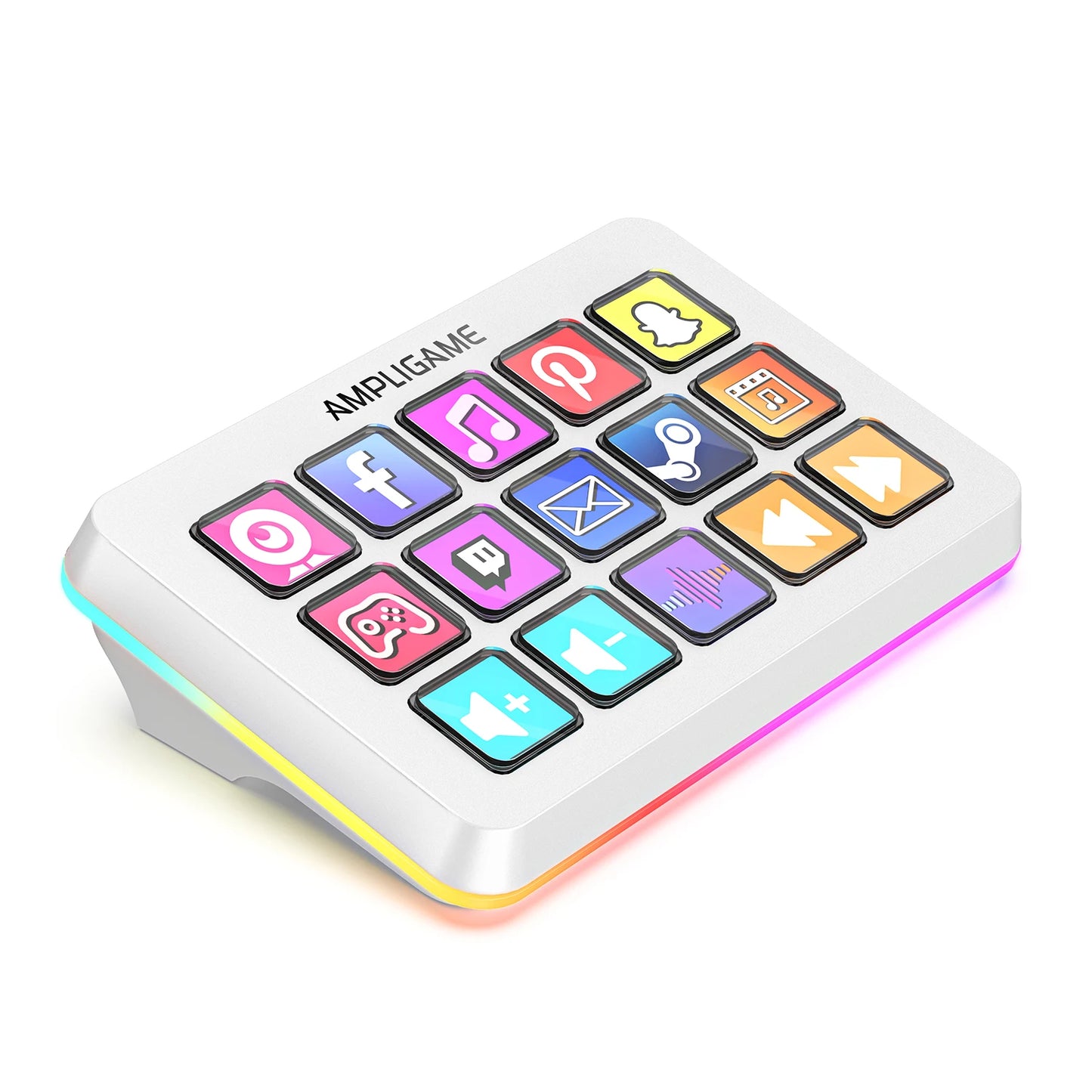 FIFINE Mini Keyboard with 15 Customizable Macro Buttons