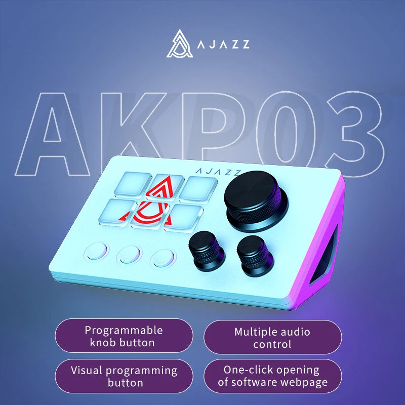 Ajazz AKP03E Programmable Macro Keyboard 12 Keys