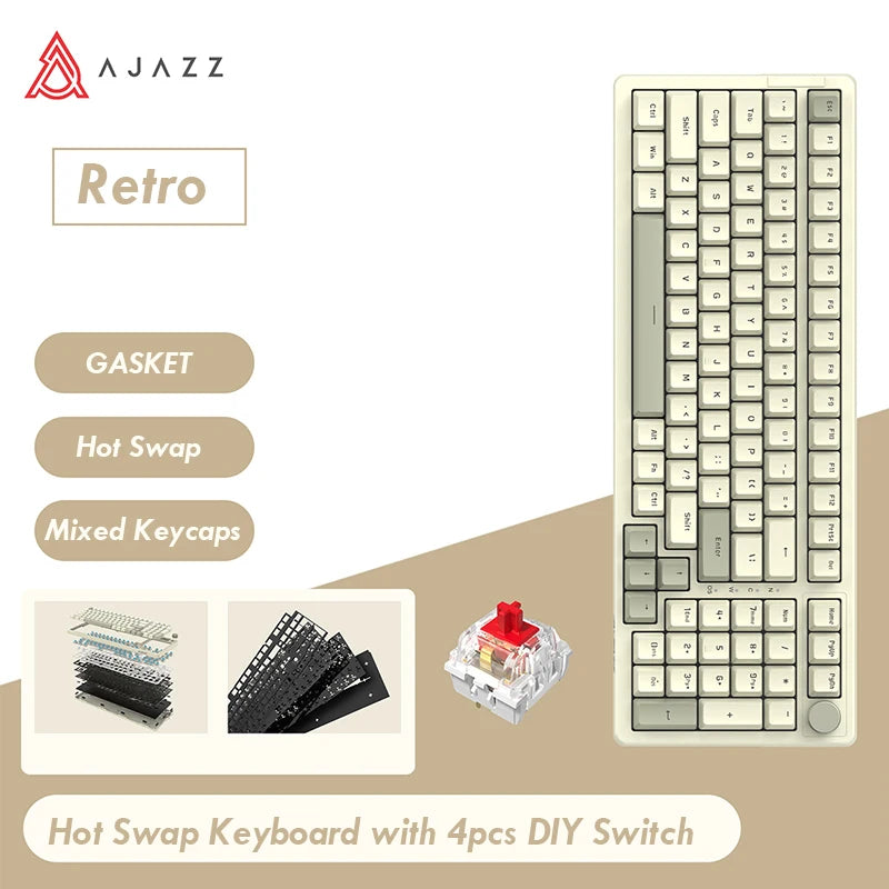 Ajazz AK992 Wired Mechanical Keyboard
