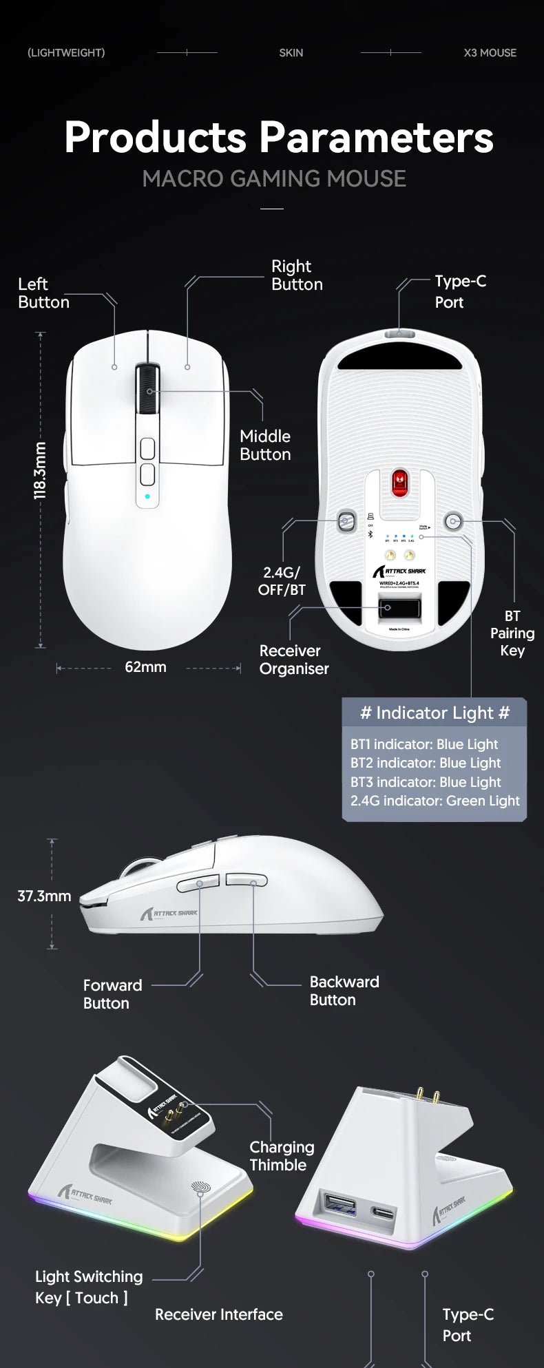Attack Shark X6 Mouse
