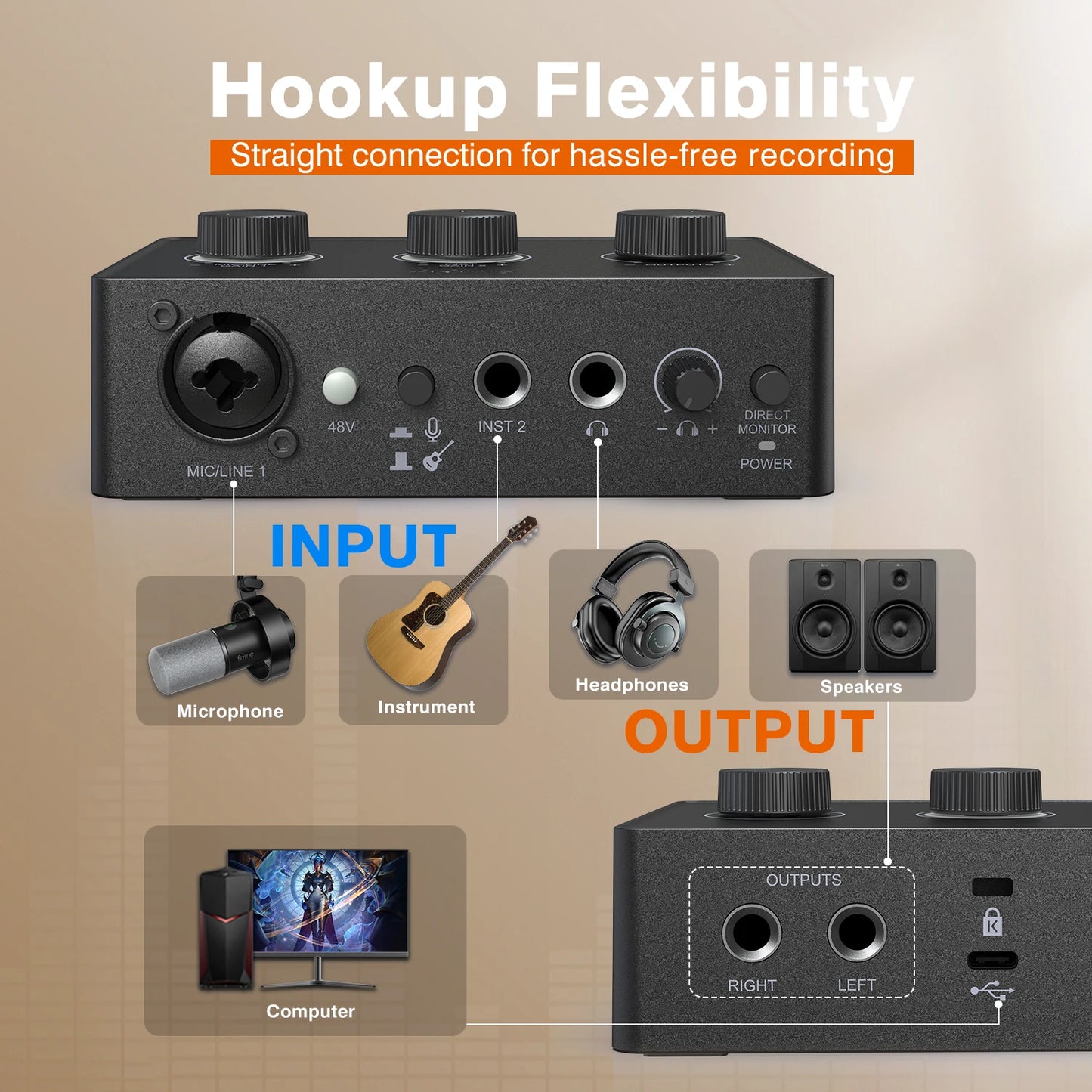 Sound Mixer for Condenser Microphone