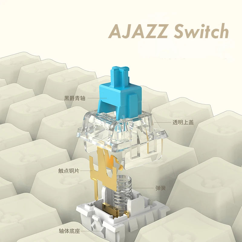 Ajazz AK992 Wired Mechanical Keyboard