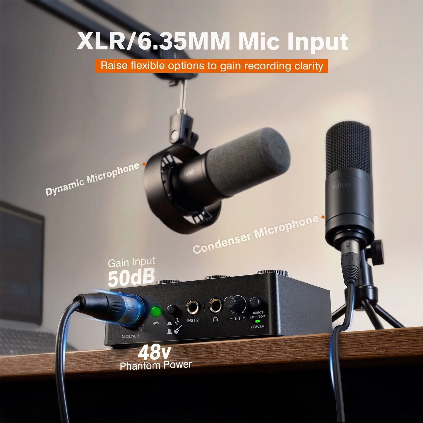 Sound Mixer for Condenser Microphone
