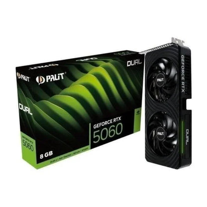 Graphics Card Palit GeForce RTX 5060 Dual 8GB GDDR7 Reflex 2 RTX AI DLSS4