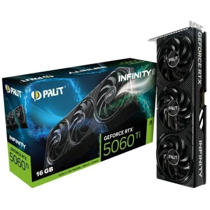Graphics Card Palit GeForce RTX 5060 Ti Infinity 3 16GB GDDR7 Reflex 2 RTX AI DLSS4