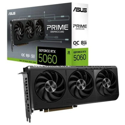 Graphics Card ASUS Dual GeForce RTX 5060 OC Edition 8GB GDDR7 Reflex 2 RTX AI DLSS4