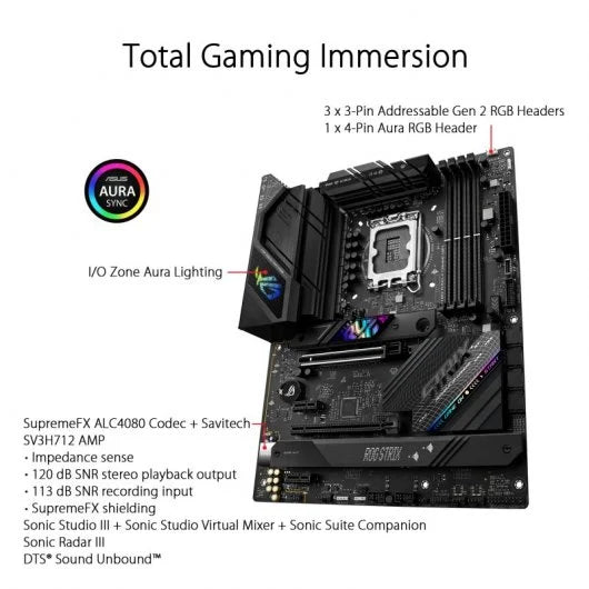 Motherboard ASUS ROG STRIX B760-A GAMING WIFI