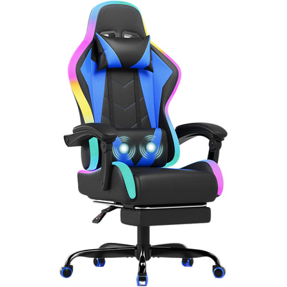 HOMALL Fabric Gaming Chair with LED
