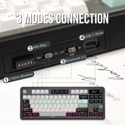 AJAZZ AK870 Wireless Mechanical Keyboard