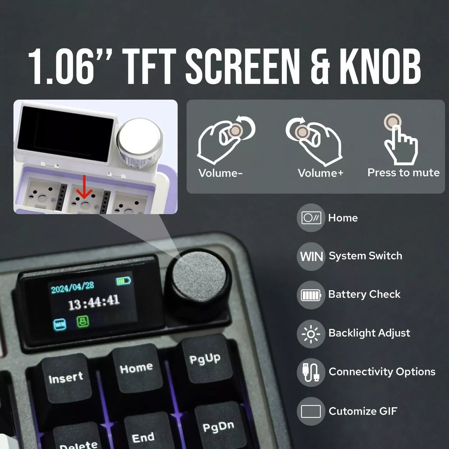 AJAZZ AK870 Wireless Mechanical Keyboard