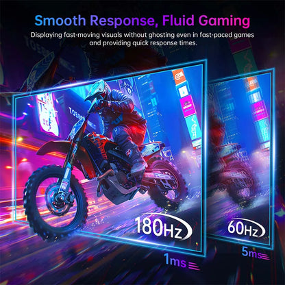 FHD 23.8" 180Hz Gaming Monitor With Realistic Color Reproduction