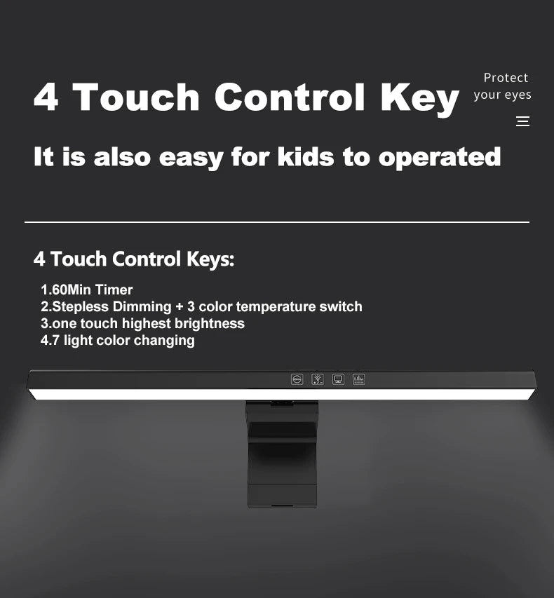LED Computer Monitor Light Bar