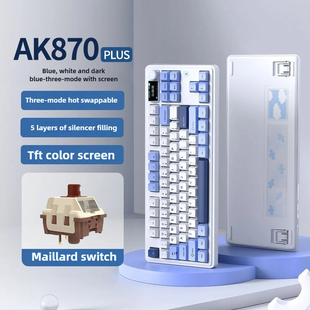 AJAZZ AK870 Plus Wireless Mechanical Keyboard