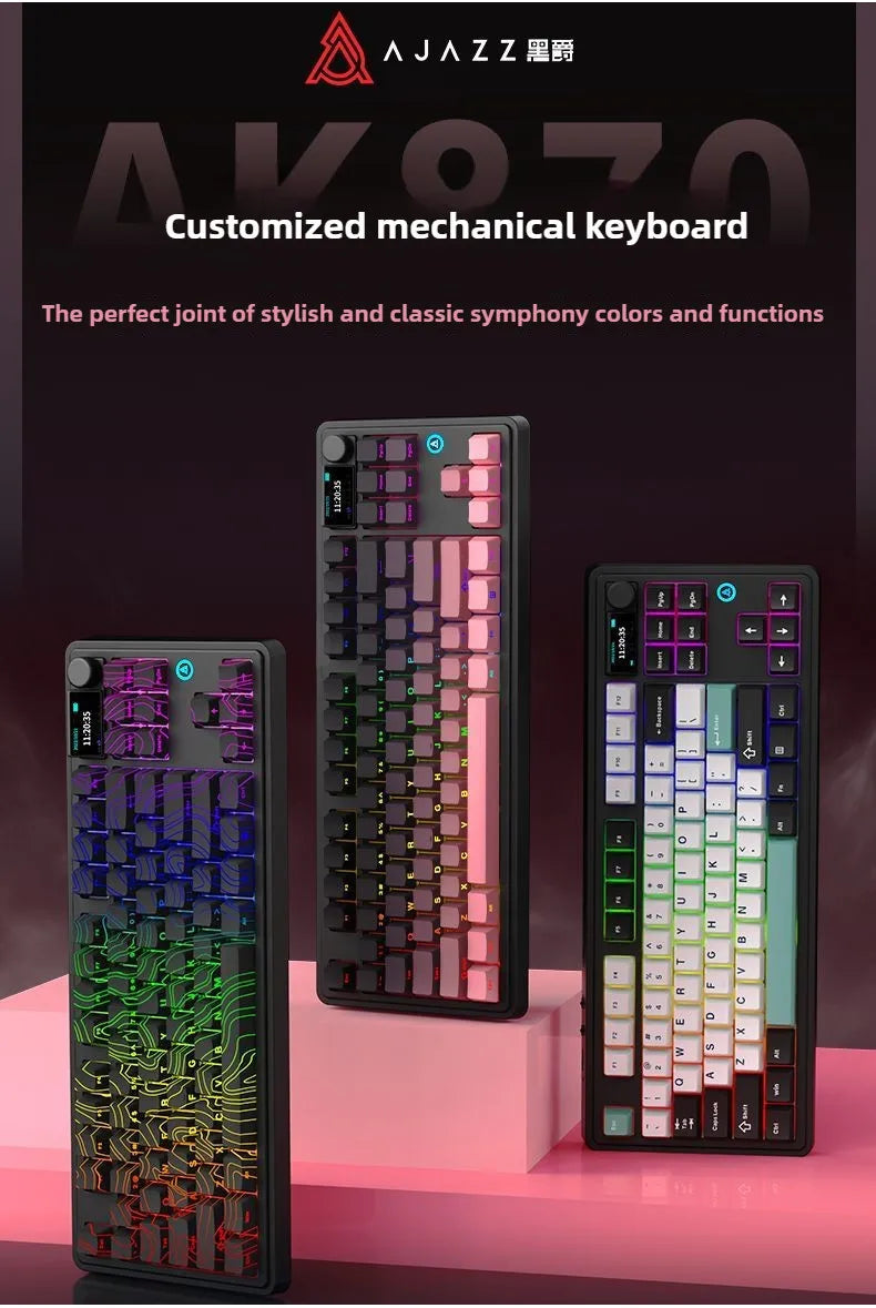 AJAZZ AK870 Plus Wireless Mechanical Keyboard