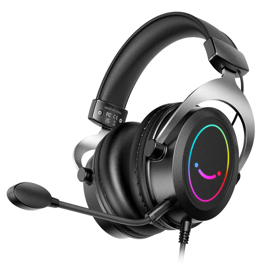 FIFINE Gaming Headset with Dynamic RGB
