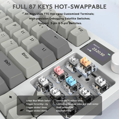 ATTACK SHARK K86 Wireless Mechanical Keyboard
