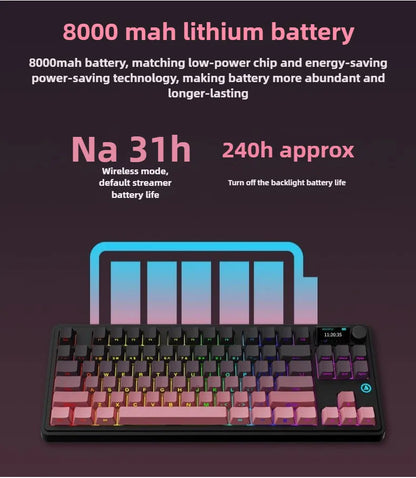 AJAZZ AK870 Plus Wireless Mechanical Keyboard