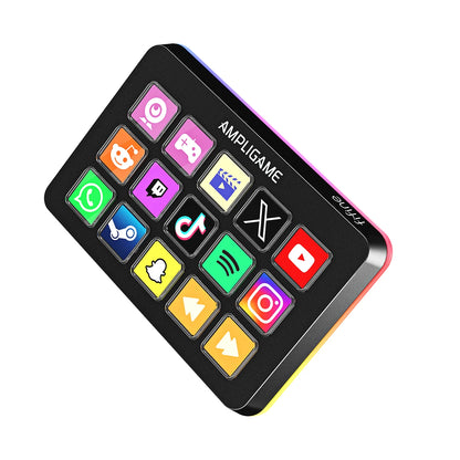 FIFINE Mini Keyboard with 15 Customizable Macro Buttons