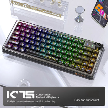 Attack Shark Transparent Custom Mechanical Keyboard