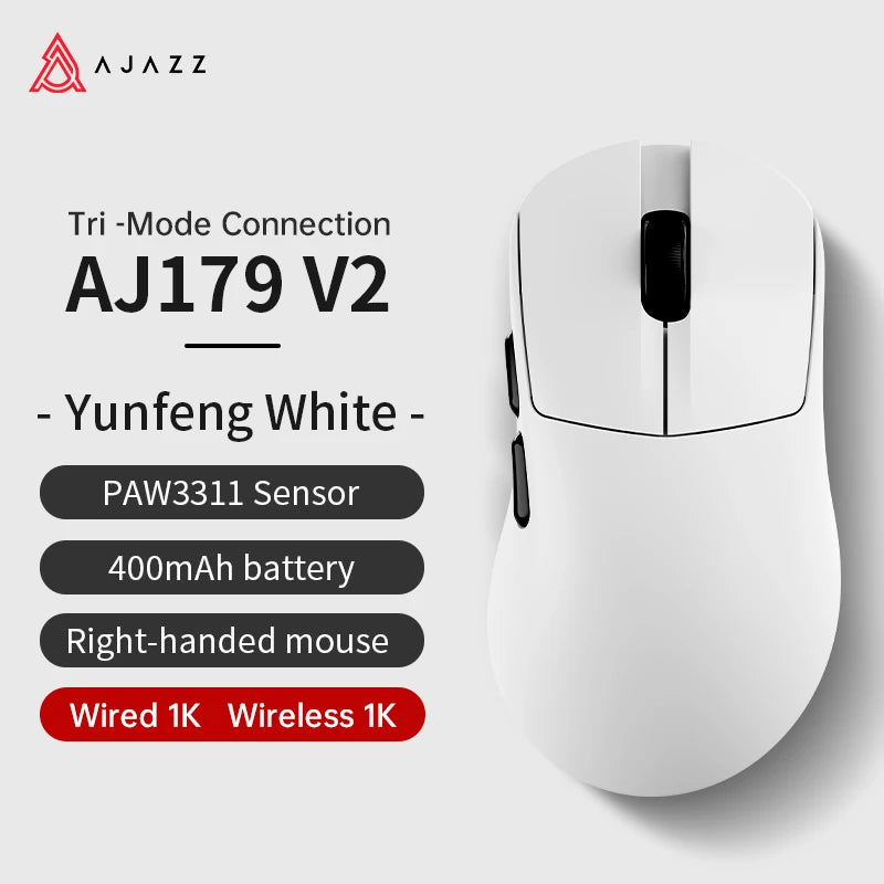 AJAZZ AJ179 PRO  Wireless Mouse with Magnetic Charging Base