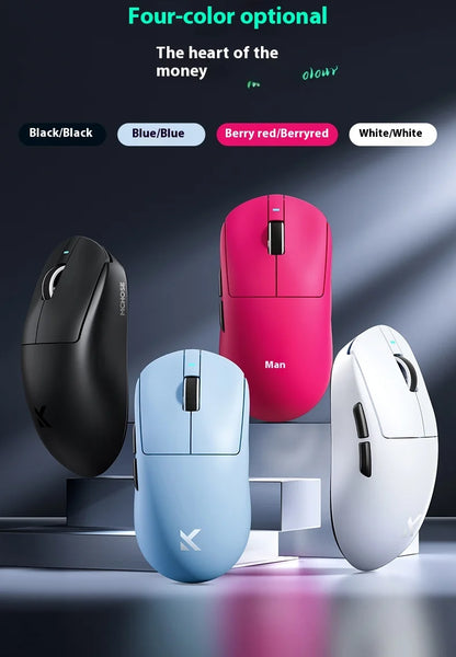 MCHOSE A7 Ultra Lightweight Wireless Bluetooth Mouse for Gaming And Office 3-Mode Professional Electronic Laptop Mouse Paw3395