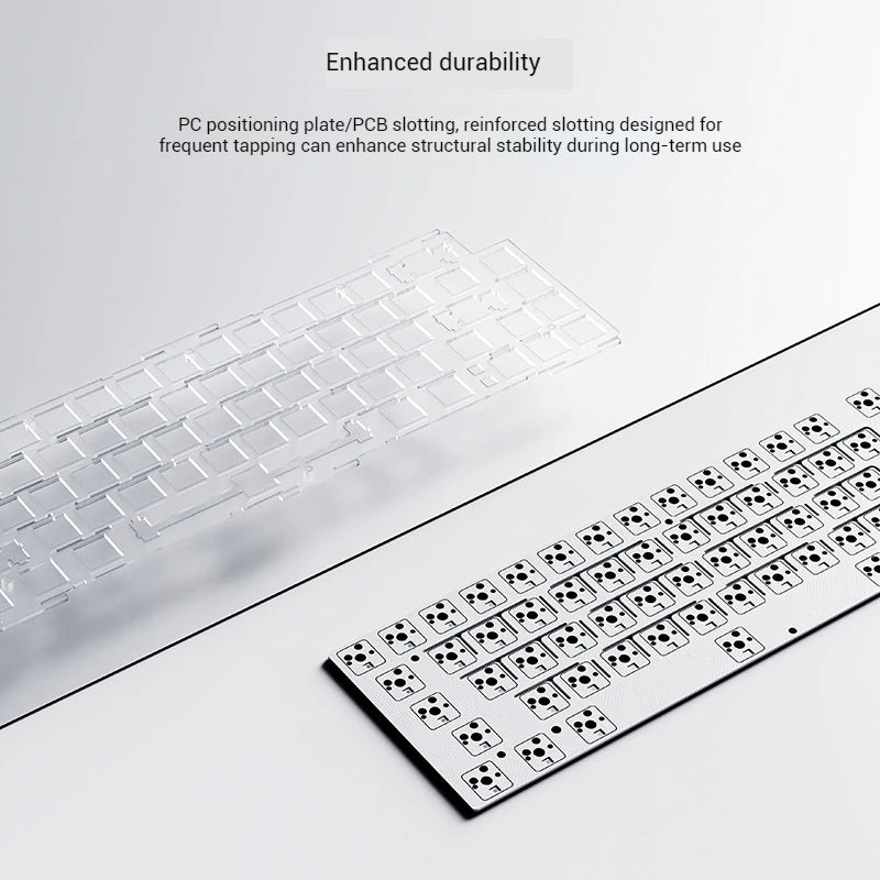 Ajazz Ak650 Tri-Mode Mechanical Keyboard With 0.85'' Tft Screen