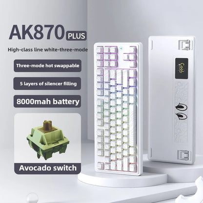 AJAZZ AK870 Plus Wireless Mechanical Keyboard