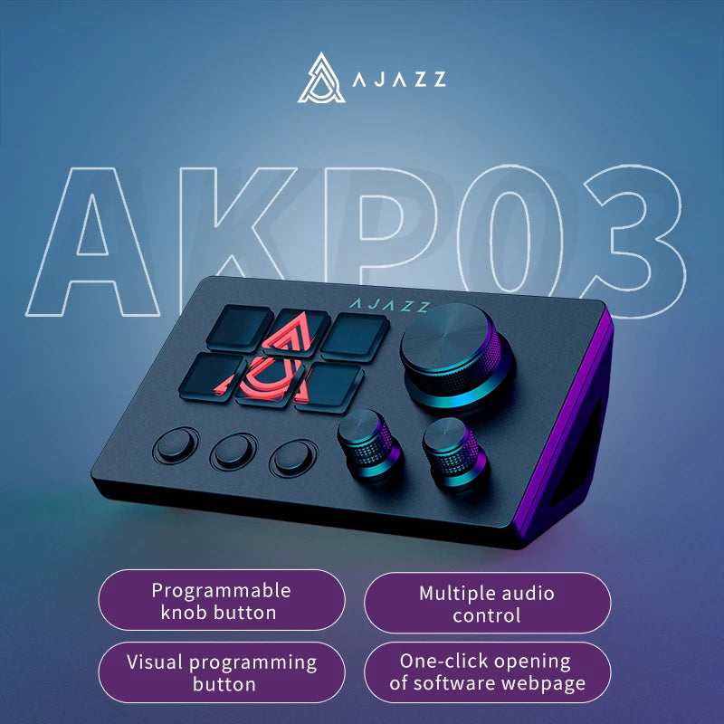 Ajazz  AKP03E Programmable Macro Keyboard 12 Keys