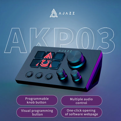 Ajazz  AKP03E Programmable Macro Keyboard 12 Keys