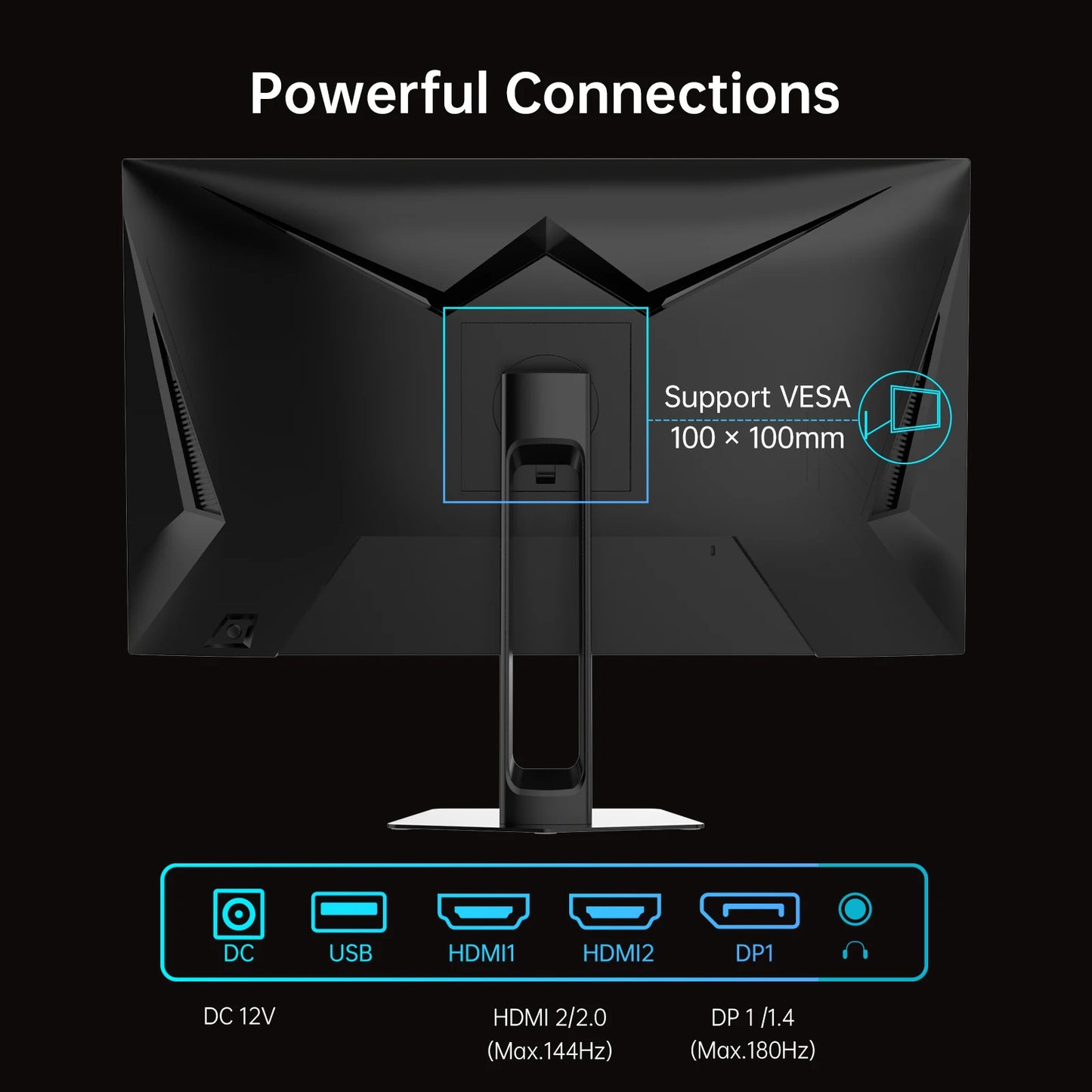 KTC 27" Gaming Monitor 2560x1440 QHD