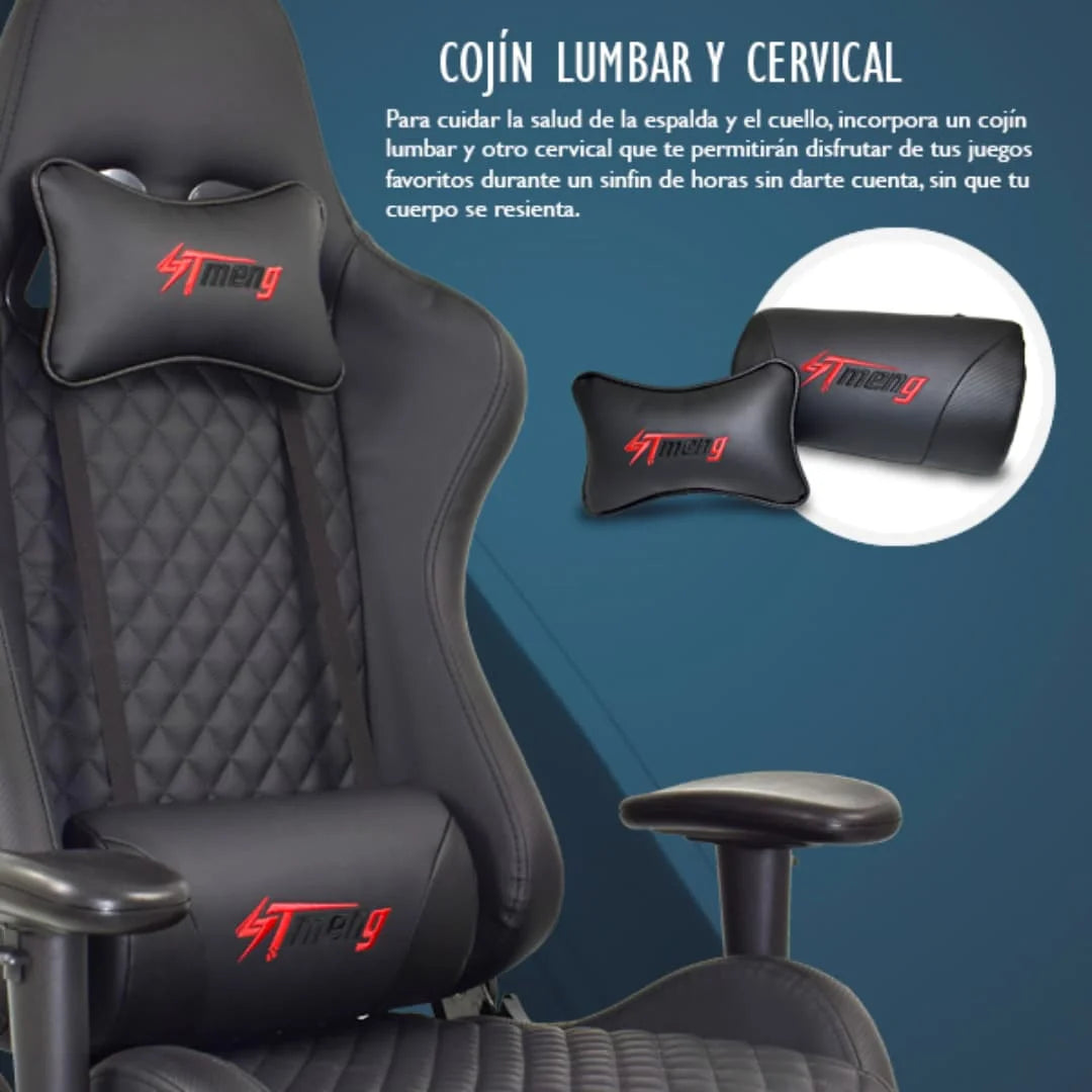 Ergonomic racing game chair