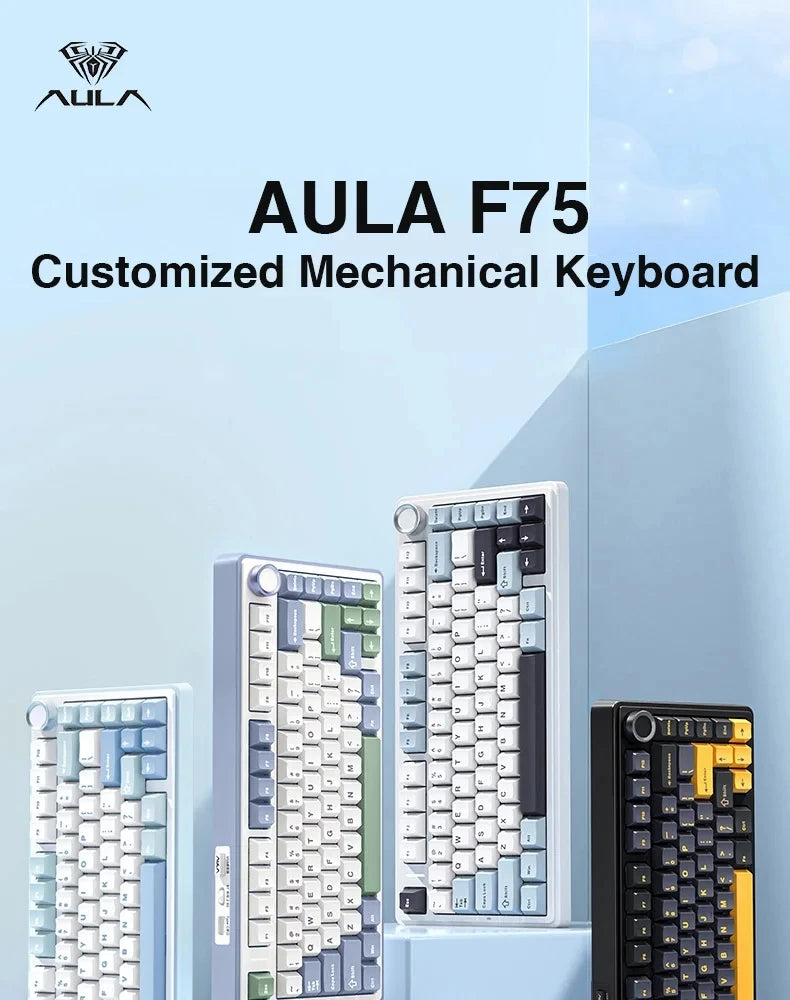 AULA F75 Wireless Gaming Mechanical Keyboard