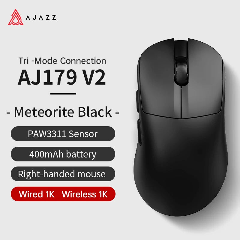 AJAZZ AJ179 PRO  Wireless Mouse with Magnetic Charging Base