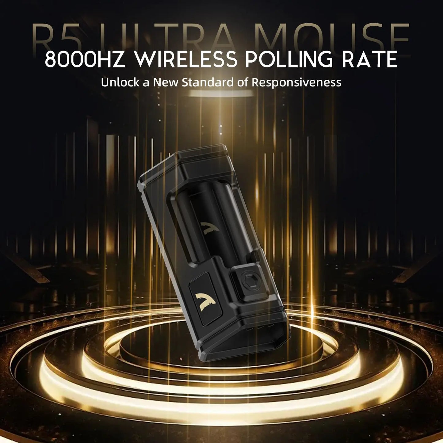 ATTACK SHARK R5 Ultra Carbon Fiber Wireless Gaming Mouse