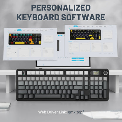ATTACK SHARK Tri-mode Gasket Mechanical Keyboard