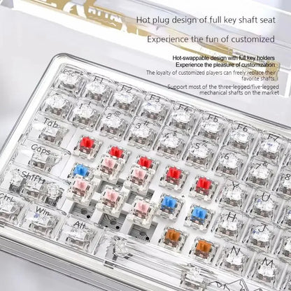 Attack Shark Transparent Custom Mechanical Keyboard