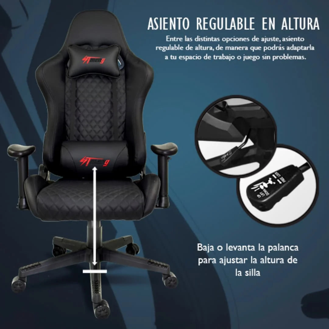 Ergonomic racing game chair