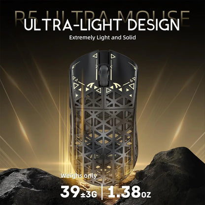 ATTACK SHARK R5 Ultra Carbon Fiber Wireless Gaming Mouse