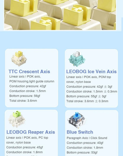 AULA F75 Wireless Gaming Mechanical Keyboard