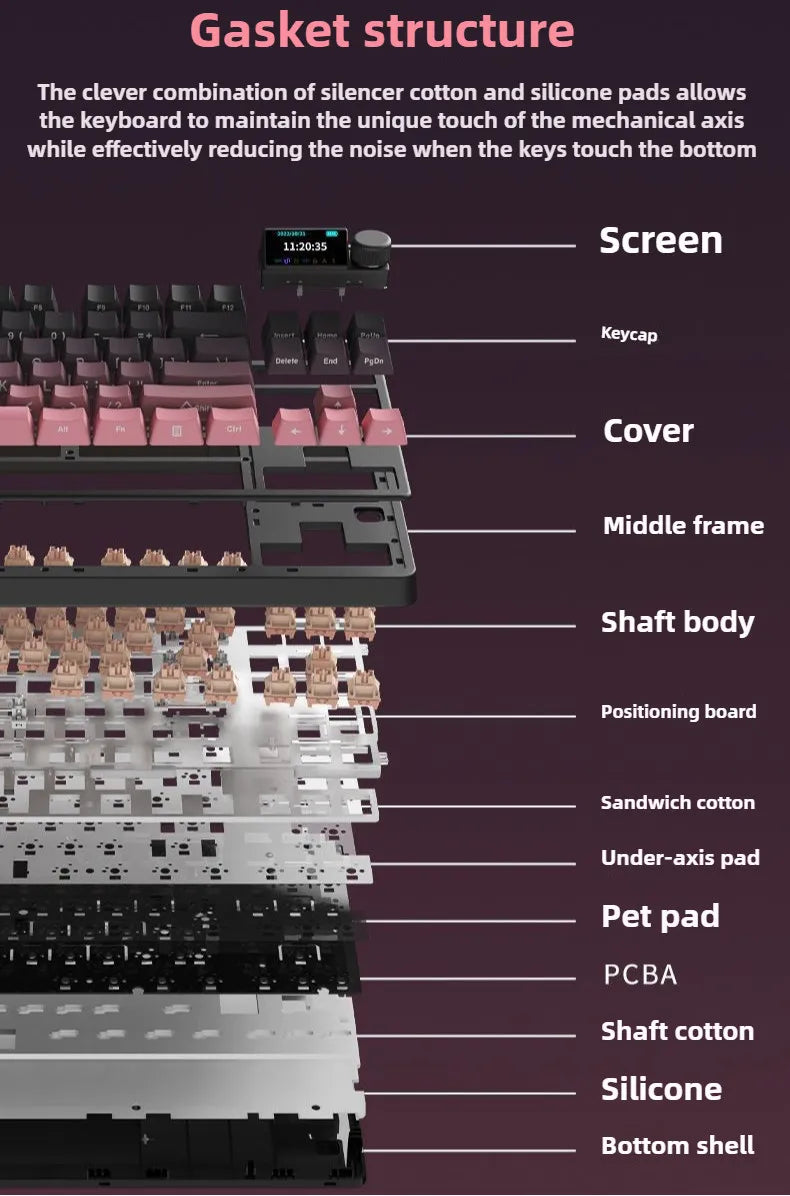 AJAZZ AK870 Plus Wireless Mechanical Keyboard