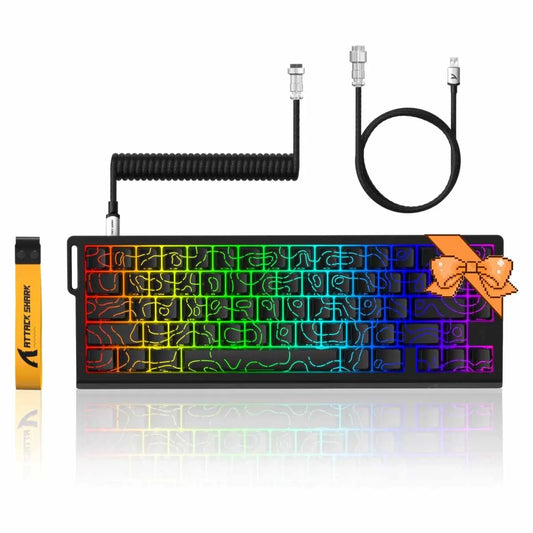 ATTACK SHARK X68HE Rapid Trigger Magnetic Switch Mechanical Keyboard