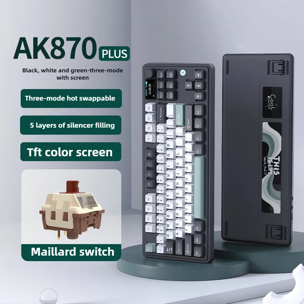 AJAZZ AK870 Plus Wireless Mechanical Keyboard
