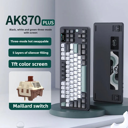 AJAZZ AK870 Plus Wireless Mechanical Keyboard