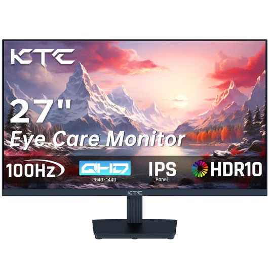 27 Inch QHD 100Hz Gaming Monitor 2560x1440