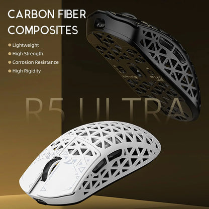 ATTACK SHARK R5 Ultra Carbon Fiber Wireless Gaming Mouse