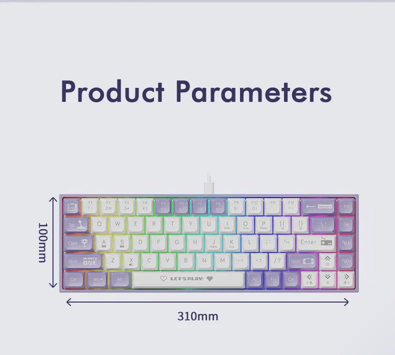 AJAZZ AK680 Gaming Mechanical Keyboard